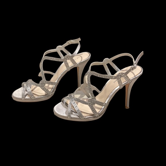Le Château silver sparkling heels 👠 size 7 - Picture 4 of 12